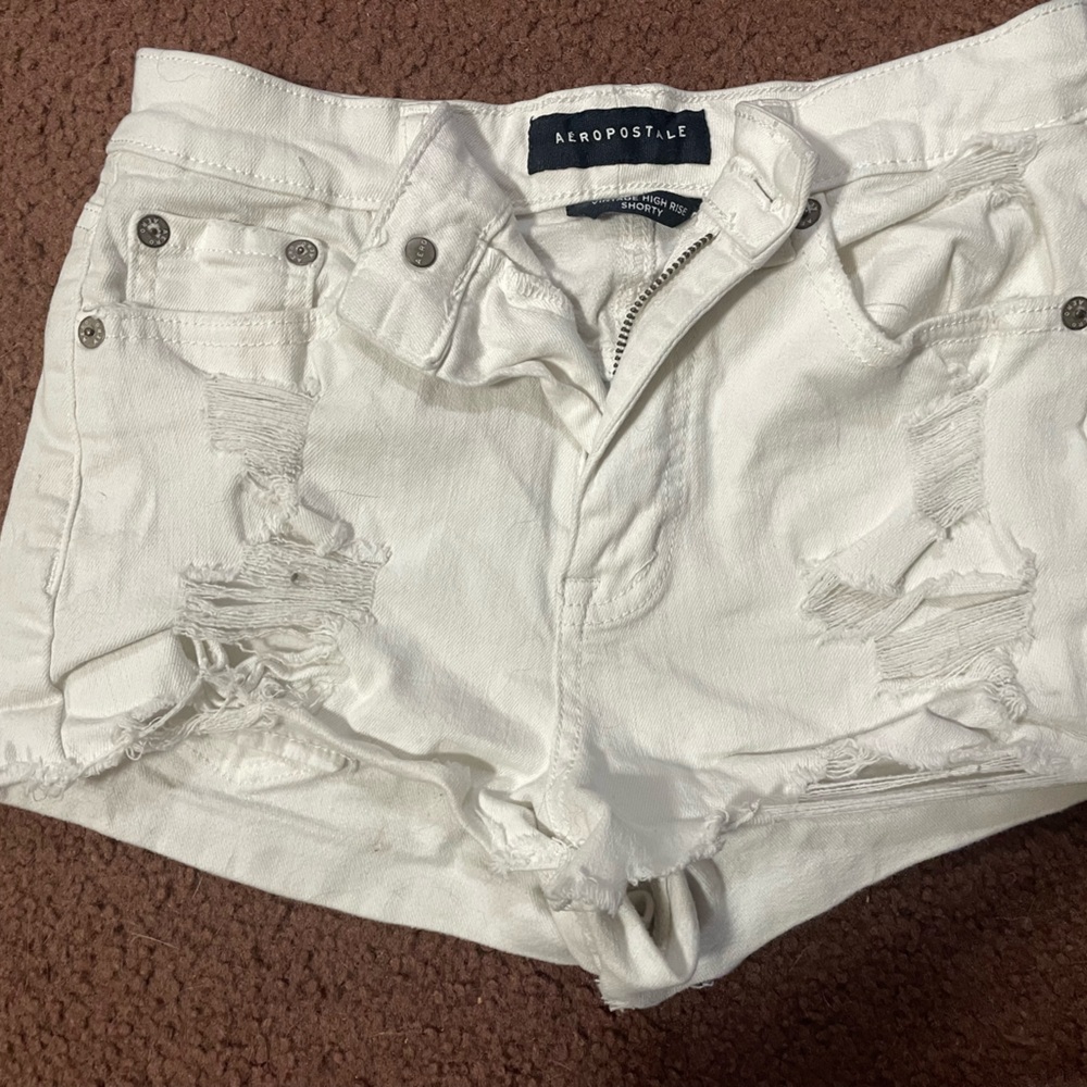 Aeropostale white shorts